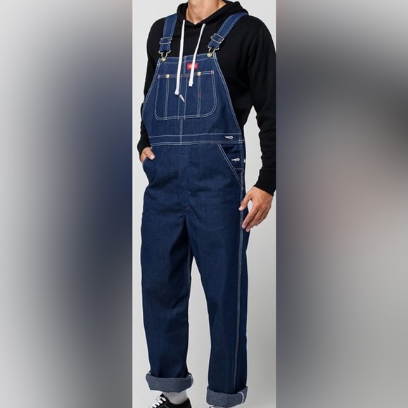 Dickies Blue Denim Overalls - Picture 2 of 4